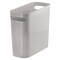 mDesign Plastic Small 1.5 Gal./5.7 Liter Trash Can with Built-In Handles